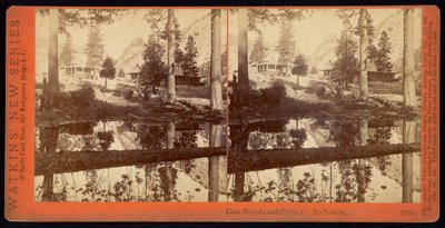 Casa Nevada and Cottage, Yosemite by Carleton E. Watkins